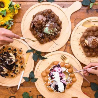 Bubble Cup Waffle