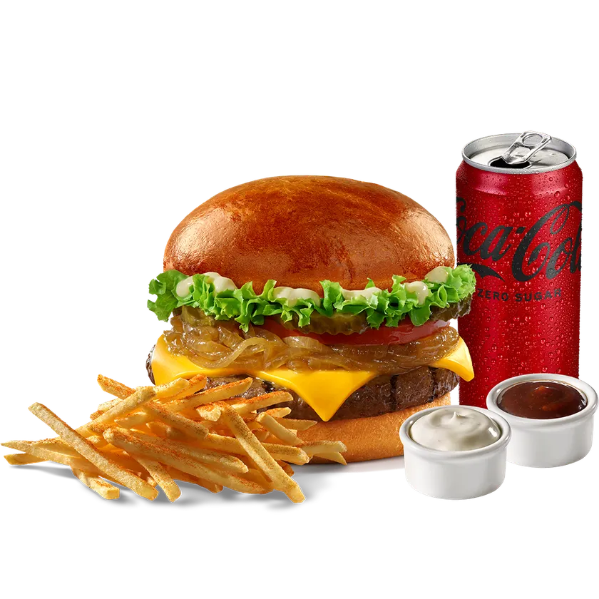 Cheeseburger Menü