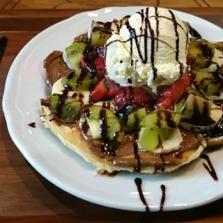 Fresca Çilek Waffle