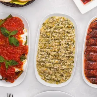 3 Çeşit Meze Tabağı