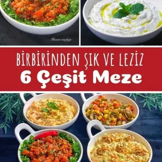6 Çeşit Meze Tabağı